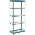 Global Equipment Extra Heavy Duty Shelving 36"W x 12"D x 96"H With 5 Shelves, Wire Deck, Gry 717489